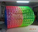 Red And Green 2.8m Long Inflatable Water Roller Inflatable Water Sport Game ball