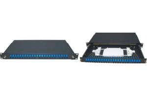 Wholesale 12 cores, 24 cores, 36 cores, 48 cores Slidable rack-mount ODF Fiber Optic Patch Panel from china suppliers