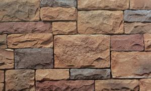 China 14mm SGS Textured Wall Stone , Fireproof Simulated Slate on sale