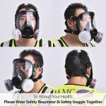 ABS Frame GB2890 EN140 Chemical Cartridge Respirator For Spraying Pesticides