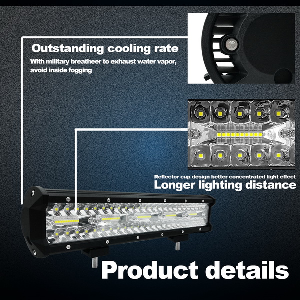 15inch 300W Vehicle Led work light Waterproof 30000LM auto working lights