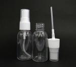 50ml Clear PET Plastic Spray Bottle With Classic Design