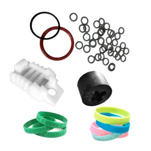 Wholesale OEM Custom Injection Molded Plastic Parts Industrial Shock Absorber Eco Friendly from china suppliers