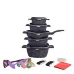 Amazon TOP Seller Induction Non-stick Cooking Pot Set Ollas 25pcs Aluminum Pot