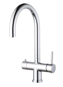 Wholesale Chrome Brass Kitchen Mixer Faucet Single Hole Mount for Precise Water Control T9000 from china suppliers