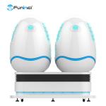1.2KW 9D VR Egg Cinema Motion Chair 360 Degree For Amusement Park