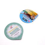Food packing OEM ODM Yogurt Foil Lid 72mm Dia Customized Heat Seal Lidding