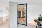 6A 27A Aluminum center pivot glass doors For Modern House