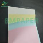 60gsm Yellow Green pink Carbonless copy paper CB CFB CF Rolls packing