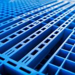 OEM Acceptable Heavy Duty Large Blue 4 Way HDPE Custom Euro Plastic Pallet