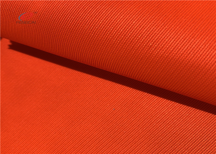 EN 20471 Orange Colour High Visibility 100% Polyester 120GSM Fluorescent Safety Vest Fabric