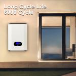 OEM ODM LiFePO4 lithium battery Wall Mounted Home Backup Battery Pack Rechargeab