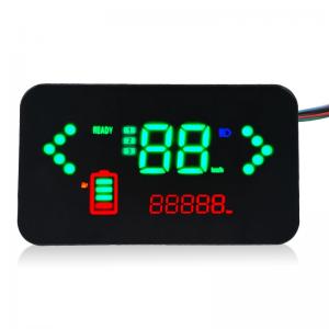 Wholesale LCD Electric Bike Computer Odometer , 36V - 72V Universal Bike Speedometer from china suppliers