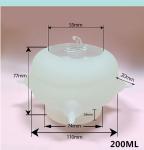 Anti Choking Silicone Pet Milk Suction Automatic Feeding Bottle 200ml