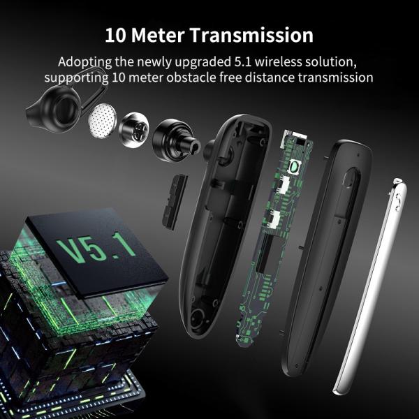 Super Battery Life Wireless Earphone for Running Meeting and Driving Noise Cancelling