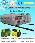 Rotary Die Cutter Automatic Cartoning Machine , High Speed Printing Slotting