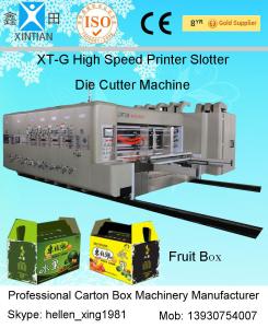 Wholesale Rotary Die Cutter Automatic Cartoning Machine , High Speed Printing Slotting Machine from china suppliers