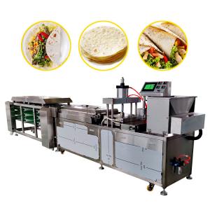 China 1000pcs/h Size Adjustable Flour Tortilla Making Machine Shawama Bread production line on sale