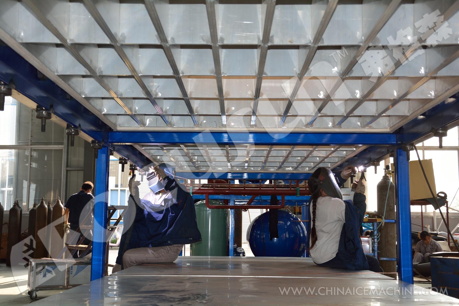 Industrial Block Ice Machines 10 Ton Direct Cooling for Industrial and Efficiency