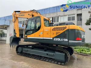 Wholesale Second Hand Low Hour Hyundai Crawler R220LC-9S Used Excavator Engine Powerful R220LC R220 220 20 Ton Digger from china suppliers