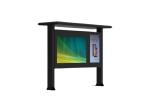 Outdoor 75 inch Eco bright lcd advertising screen floor stand advertising