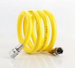 Flexible Yellow Gas Flex Hose CJ/T 197-2010 Length 1500mm for Gas Meter