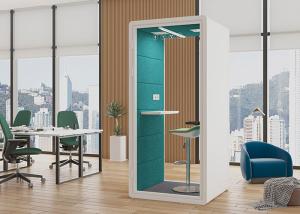 Wholesale Adjustable Sound Proof Meeting Pods Sturdy Acoustic Silent Soundproof Glass Box from china suppliers
