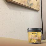 Volume 20KG/bag Custom Natural Pastoral Style Soil Clay Straw Mud Wall Art Paint