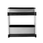 Keep Your Kitchen Countertop Clutter-Free With 2 Tiers Stainless Steel Kitchen