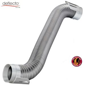 Wholesale Easy Connecting Dryer Vent Hook Up Kit 4 Inch 100mm Aluminum Semi Rigid Flexible Duct from china suppliers