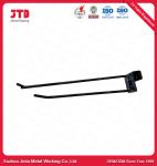Black Metal Beam Hook Double Line Gondola Shelving Parts 250mm 300mm 350mm