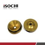 Small Hole Pressure Foot Disk Insert Golden Steel For CNC Hitachi Drilling