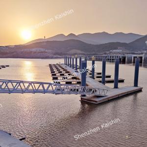Wholesale Marina Floating Dock Aluminum Gangways WPC Plastic Wood Deck Floating Pontoon from china suppliers