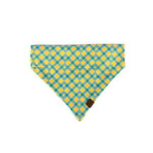 Wholesale 14x9.5cm Small Dog Bandana Collar Bibs Puppy Neckerchief Washable Triangle Plaid from china suppliers