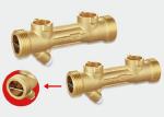 DC Motorized Valve DN15 Ultrasonic Flow Meter Brass Pipe