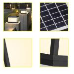 Outdoor Solar Pillar Lights for Working Lifetime up to 5000 Hours and Stylish