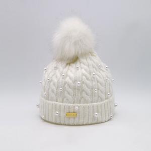 Wholesale Unisex Custom Winter Beanie Hat Casual Trendy Thick Knitted from china suppliers