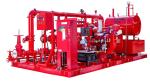 Schools / Supermarkets Diesel Fire Pump Package 4000GPM With 315.1KW Max Shaft
