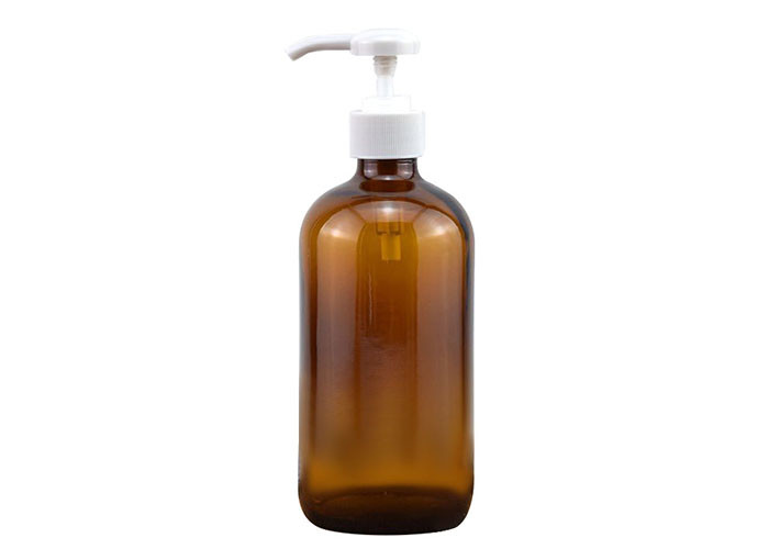 Lotion Liquid Soap Empty Glass Jars Pump Spray Bottle Lead Free Glass Materials