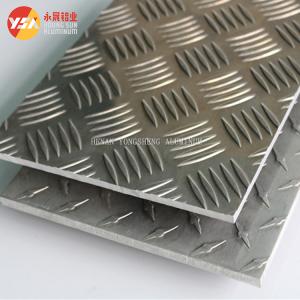 Wholesale Embossed Aluminum Sheet Price 1060 H24 3003 5052 Checkered Embossing Aluminum Plate from china suppliers