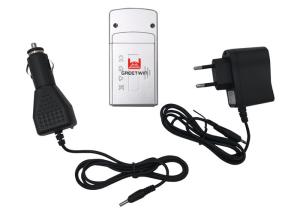 Wholesale Black Mini Mobile Phone Signal Jammer With Changeable Battery , 3 Frequency Band from china suppliers