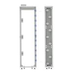 FTTH 19inch Silver/Gray Open Rack Aluminum Profile Fiber Optical Distribution