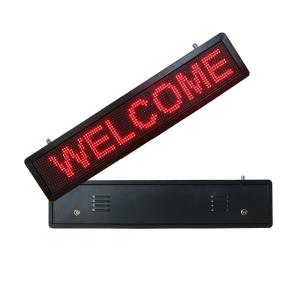 Wholesale Single Color Running Text LED Display / P10 Dip LED Module 140degree from china suppliers