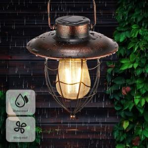 Wholesale Hanging Lantern Pathway Vintage Retro Solar Garden Lights from china suppliers