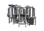 7BBL Small Brewery Equipment SUS304 Semi Auto Control System With Steam Heating