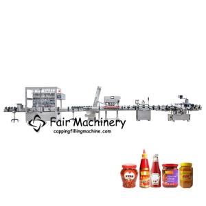 Wholesale 500ml 380V Ketchup Filling Machine for Chili Sauce 6 Nozzles 36B/Min from china suppliers