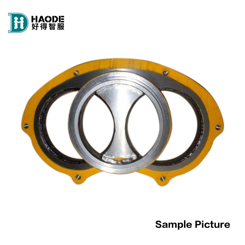 DURO 22 Carbide Spectacle Wear Plate and Cutting Ring for Concrete Pump from Original