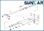 PC75UU-2 PC75UU-3 Komatsu 707-98-24830 7079824830 Excavator Slide Arm Cylinder