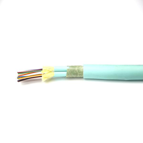 GJFJU 24-144core SM/MM Tight Buffer Indoor Fiber Optic Cable PVC/TPU/LSZH Sheath