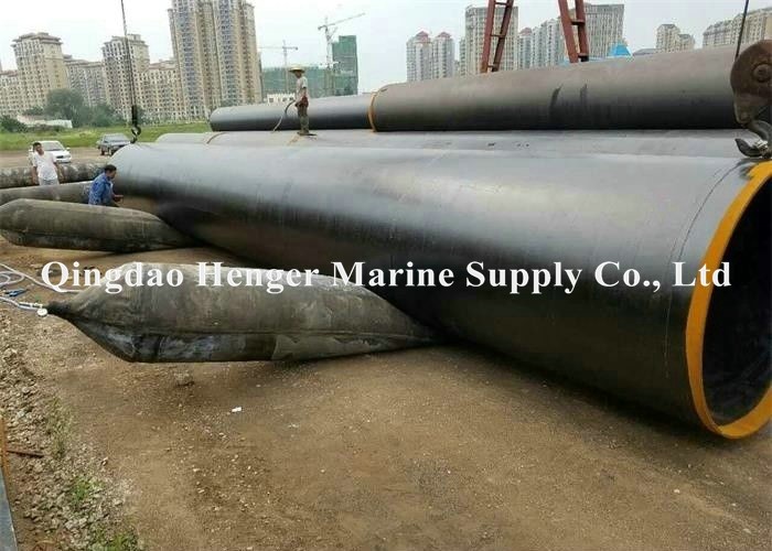 Diameter 1.8m Length 20m Pneumatic Marine Rubber Airbag Meet ISO9001 and ISO17357 Certifiication